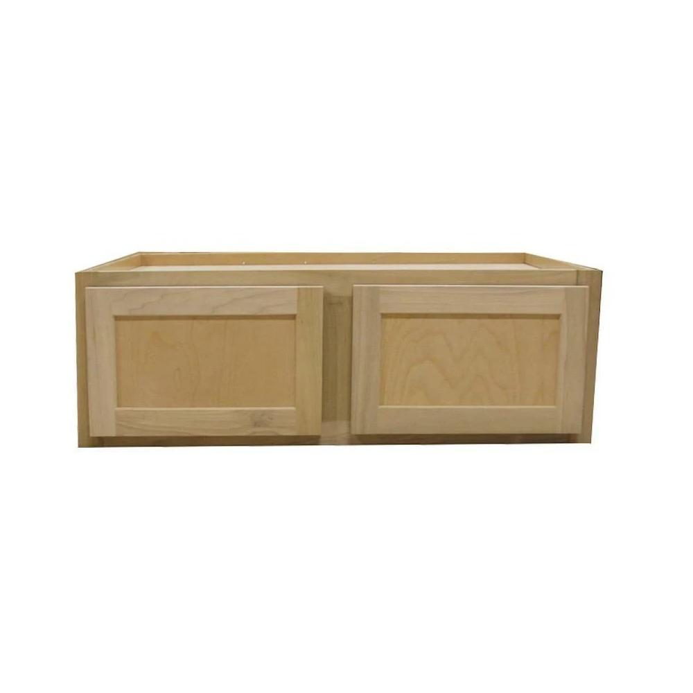 Kitchen Wall Cabinet | Unfinished Poplar | Shaker Style | 36x12x24 in.